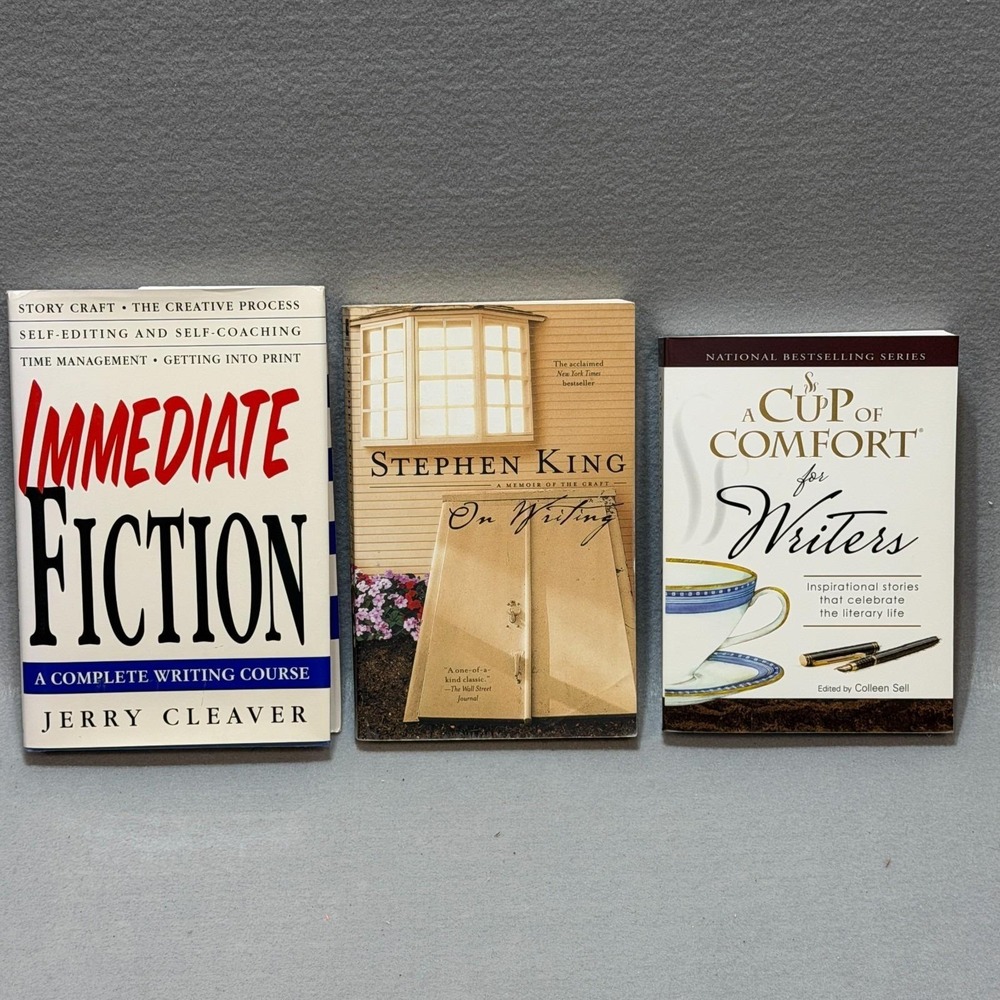 Stephen King On Writing Jerry Cleaver 1st Ed Writing Book Lot Writers Craft